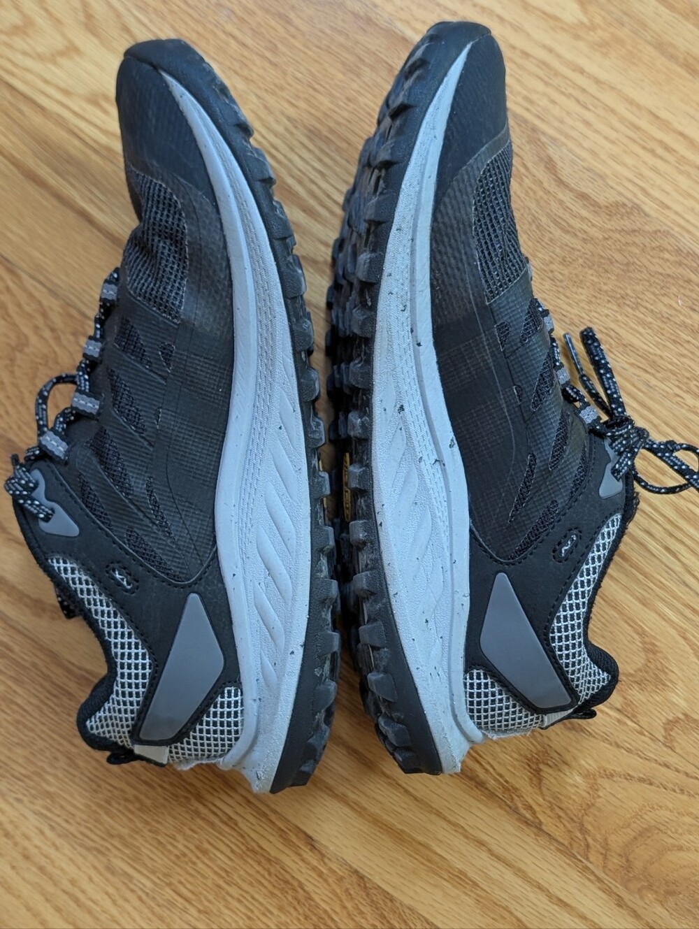 Merrell Womens Antora 3 Trail Running Shoe Size 8 Black Gray Cushioned Sneaker - Picture 2 of 8
